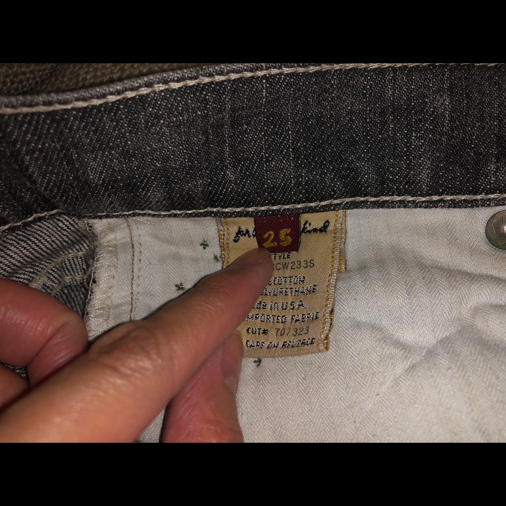 7 for all Mankind Great China Wall Flare Jeans 25 - Picture 9 of 11